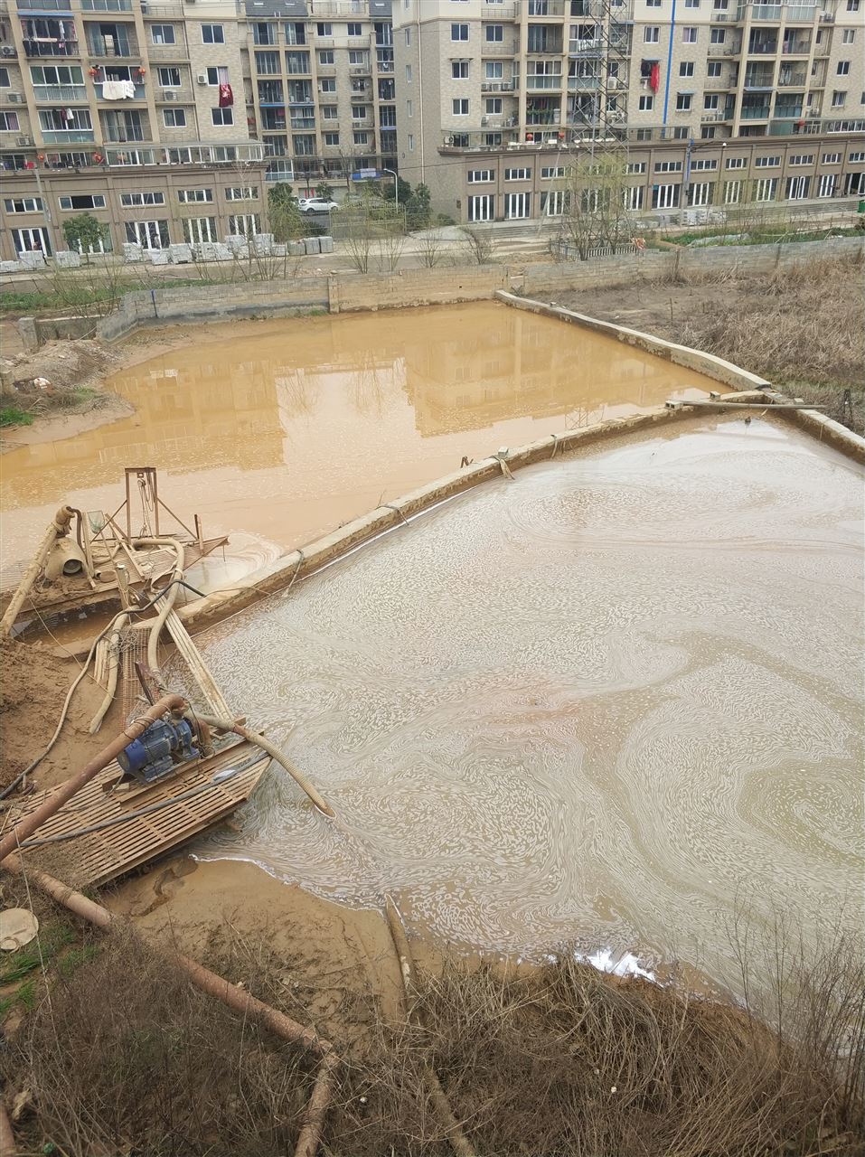德城沉淀池淤泥清理-厂区废水池淤泥清淤